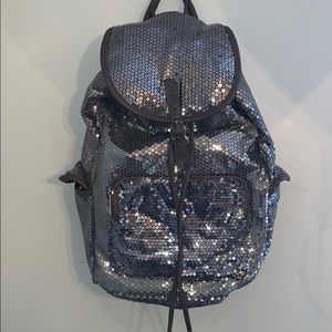 Grey Sparkle Book bag